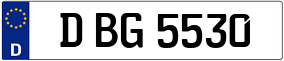 Truck License Plate